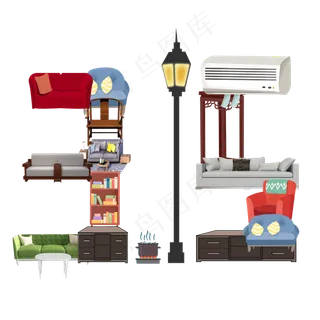 315 装饰字体 家具字体