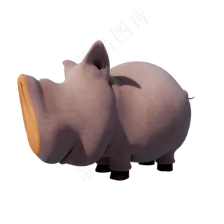 仿真小猪毛绒玩具png图