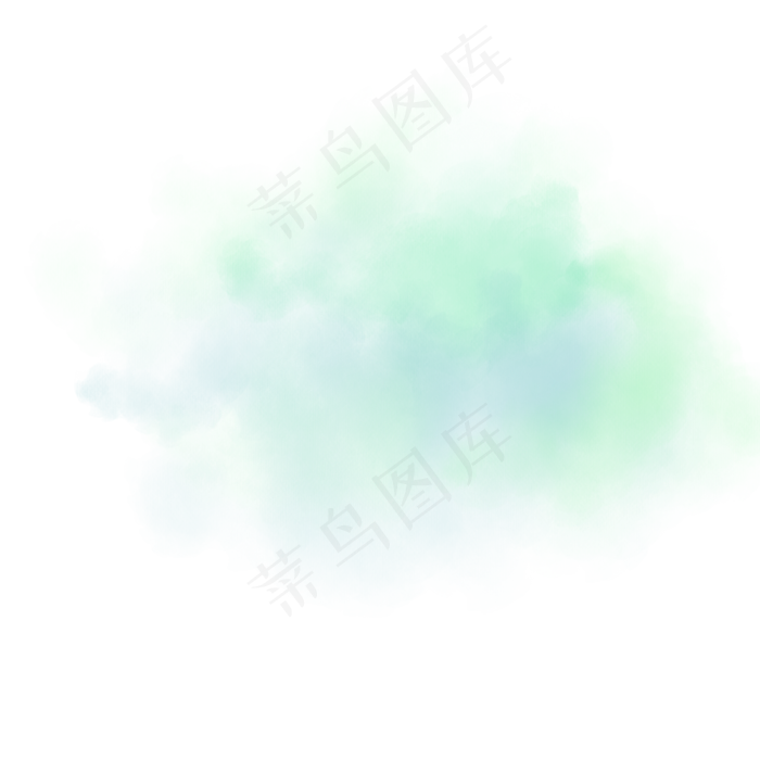 蓝绿渐变的水彩底纹(2000X2000(DPI:300))psd模版下载