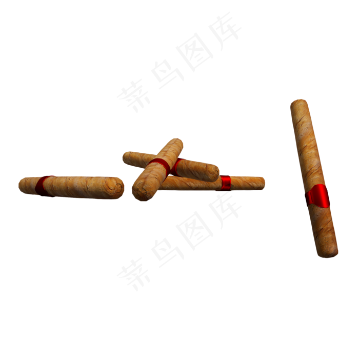 立体雪茄png图