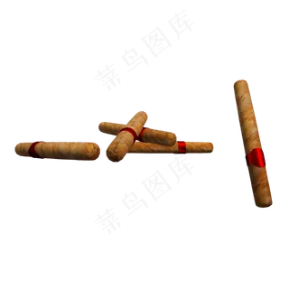 立体雪茄png图