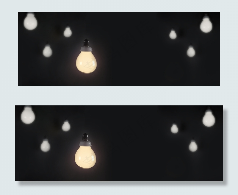 大气高端黑简约灯光光线招聘海报背景