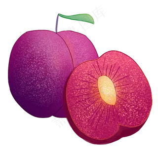 紫色李子水果