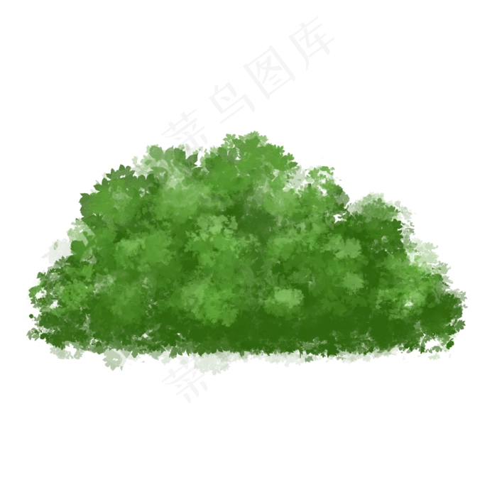春天植物整簇绿色草丛,免抠元素(2000X2000(DPI:300))psd模版下载