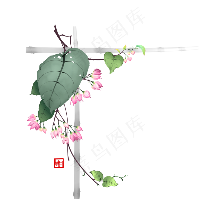 中国风仿国画小品写实龙吐珠