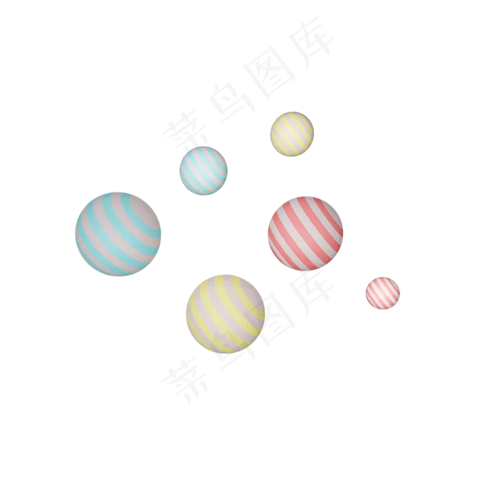 电商彩色漂浮装饰(800X800(DPI:300))psd模版下载