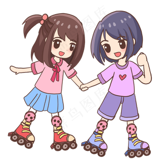 五四青年节一起溜冰