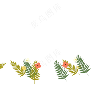 卡通植物绿叶下载