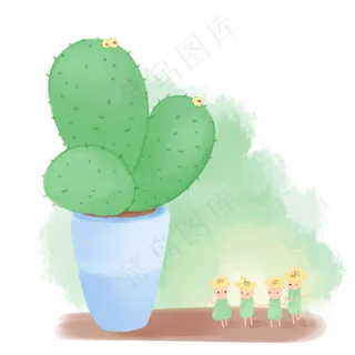 小清新花盆装饰