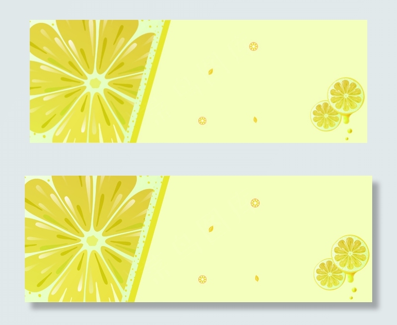 手绘风美味新鲜水果海报背景