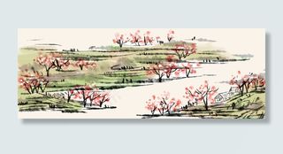 春分文艺清新中国风banner