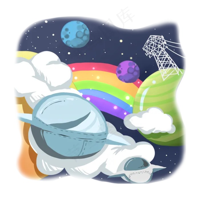 宇宙太空星球星际,免抠元素