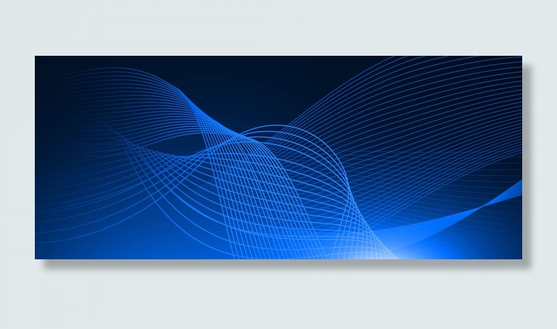 几何线条蓝色科技感背景