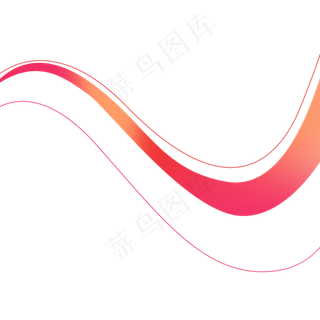 飘带修饰元素彩带,免抠元素