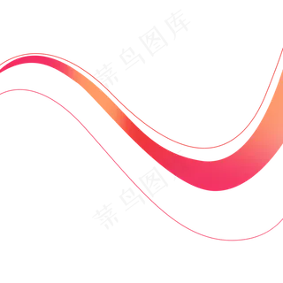 飘带修饰元素彩带,免抠元素