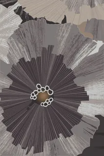 深色放射花地毯图案可直接使用