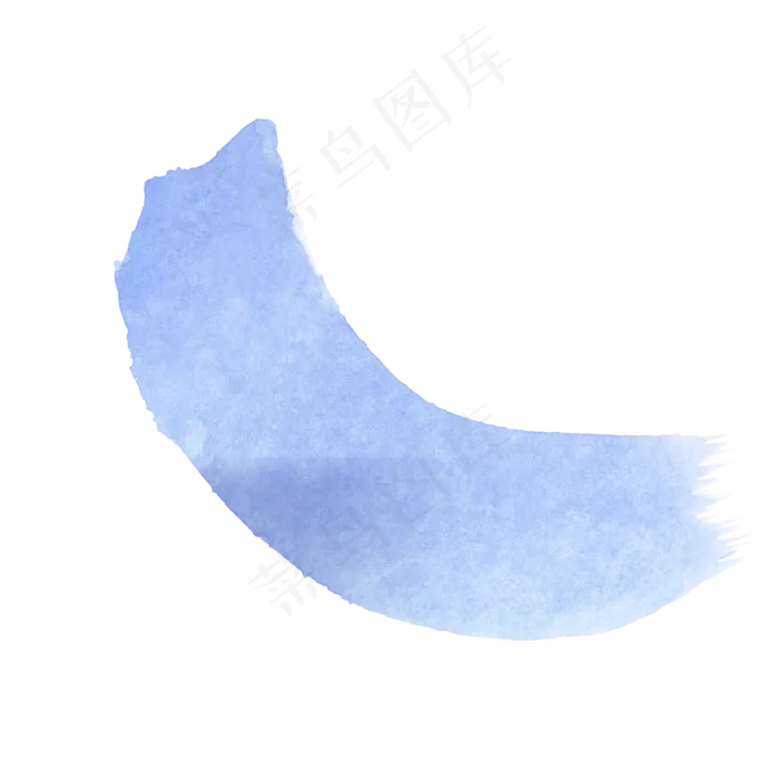 蓝色水墨笔刷(2000X2000(DPI:300))psd模版下载