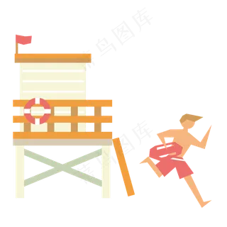 夏季夏天暑假海边沙滩