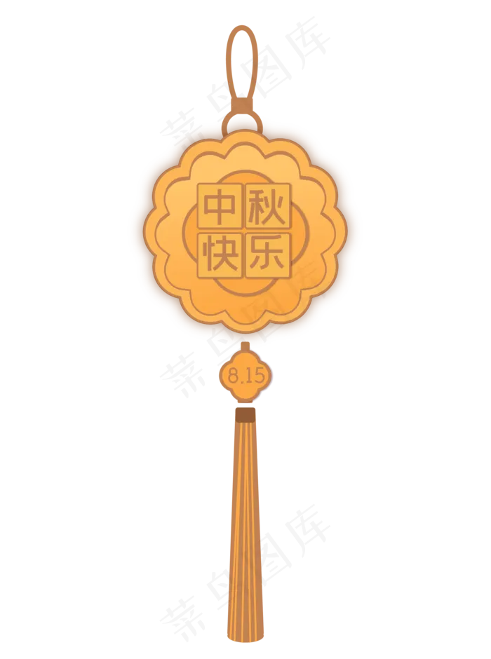中国结中秋月,免抠元素(3800X5701(DPI:300))ai矢量模版下载
