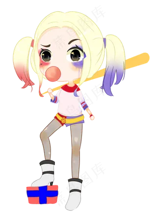 愚人节小丑女人物