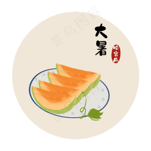 大暑哈密瓜
