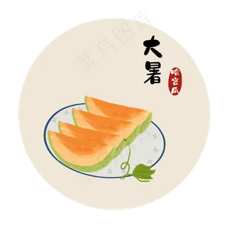 大暑哈密瓜 大暑哈密瓜