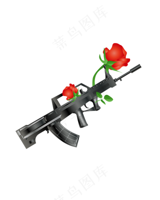 黑色的金属枪支