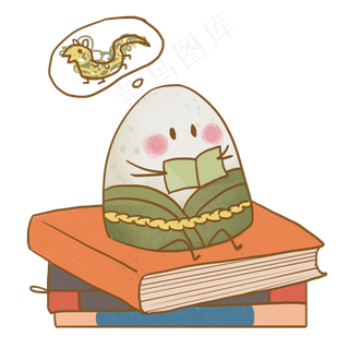 端午节日系平面设计粽子动态手绘