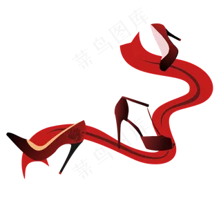 高跟鞋女性感职场简约,免抠元素