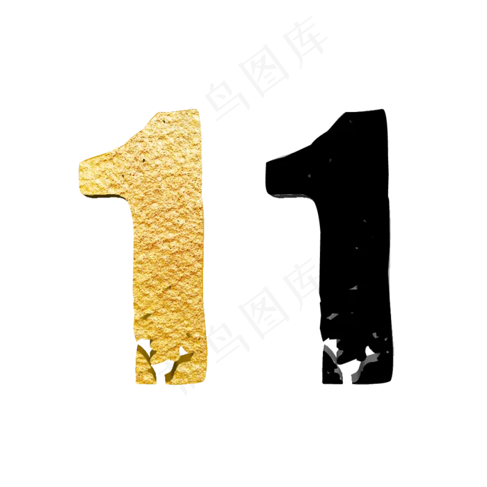 数字1(1000*1000px 	      )psd模版下载