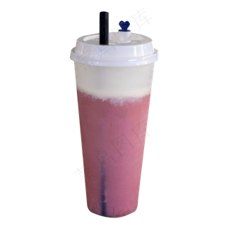 冷饮夏日清凉奶盖水果摄影PNG