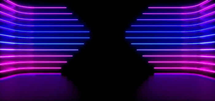 C4D霓虹灯场景