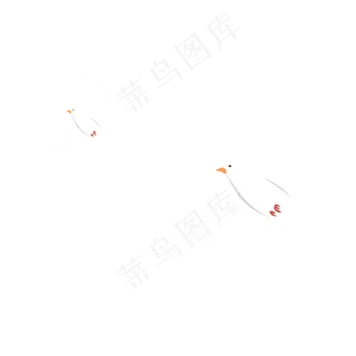 卡通手绘白鸽下载,免抠元素