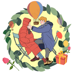 2月14礼物恋人情人节爱玫瑰装