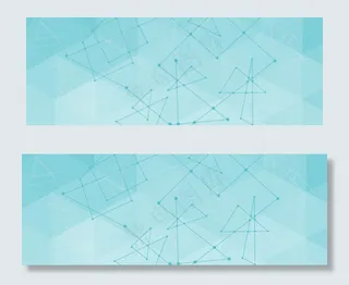 简约风矢量三角形商务科技