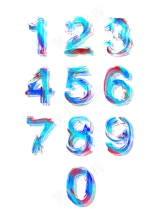 倒计时png图片,免抠元素艺术字