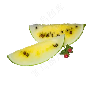 2片黄瓤西瓜