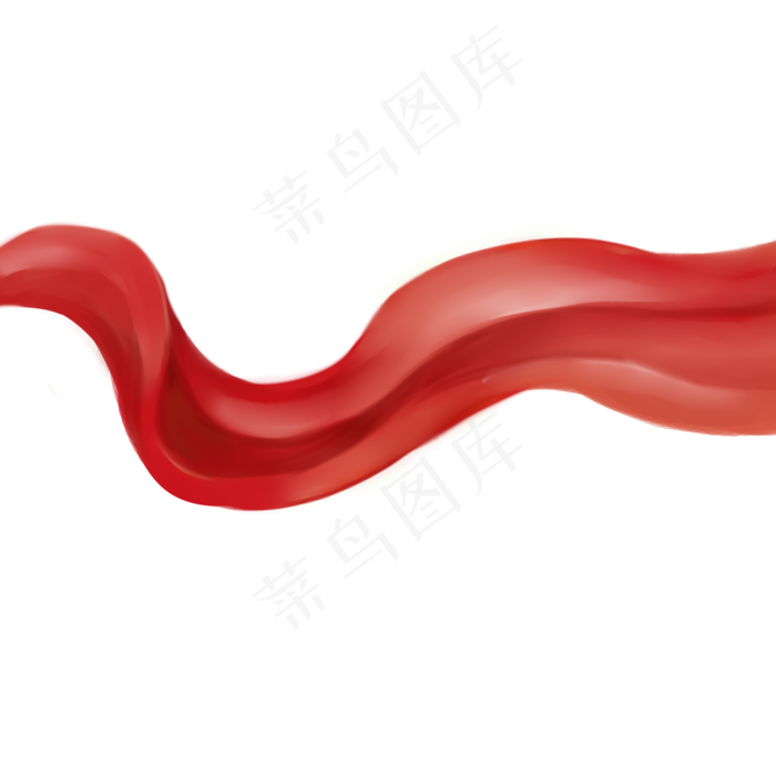 红色丝带彩带绸带绸缎漂浮装饰,免抠元素(2000*2000px 300 dpi )psd模版下载