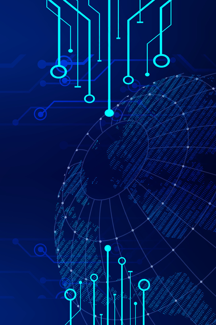 简约科技线条背景