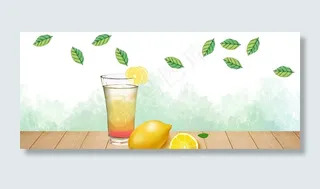 夏日降暑清凉饮料水果