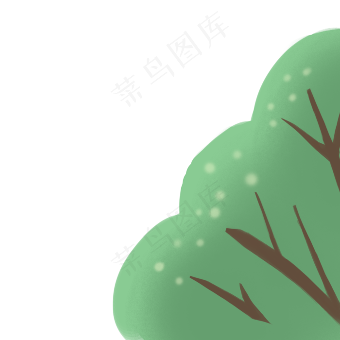 卡通春天植物装饰下载