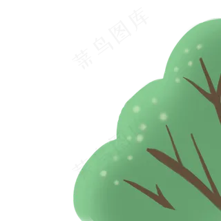 卡通春天植物装饰下载