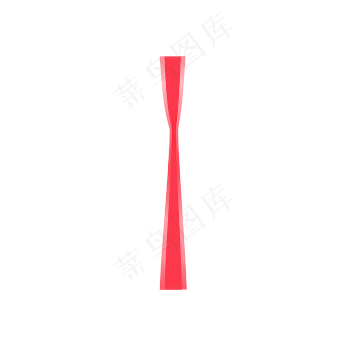 卡通彩带png免抠