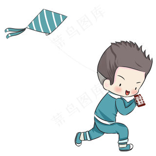 六一儿童节卡通人物png素材