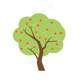 矢量图结果的果树