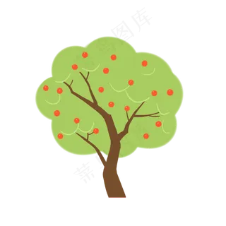 矢量图结果的果树