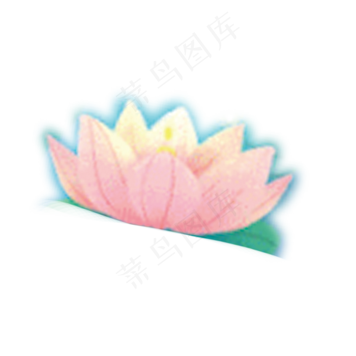 卡通荷花下载(2000X2000(DPI:300))psd模版下载
