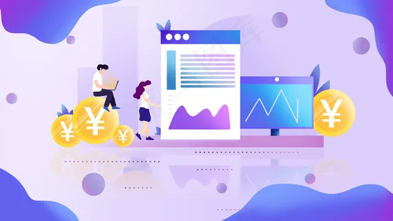 金融互联网扁平商务风格