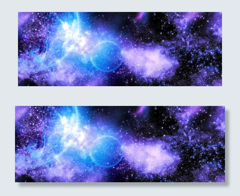 梦幻星空闪耀宇宙蓝