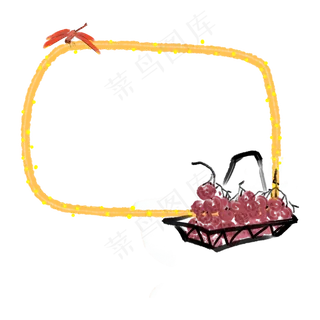 黄色立夏装饰小框 黄色立夏装饰小框